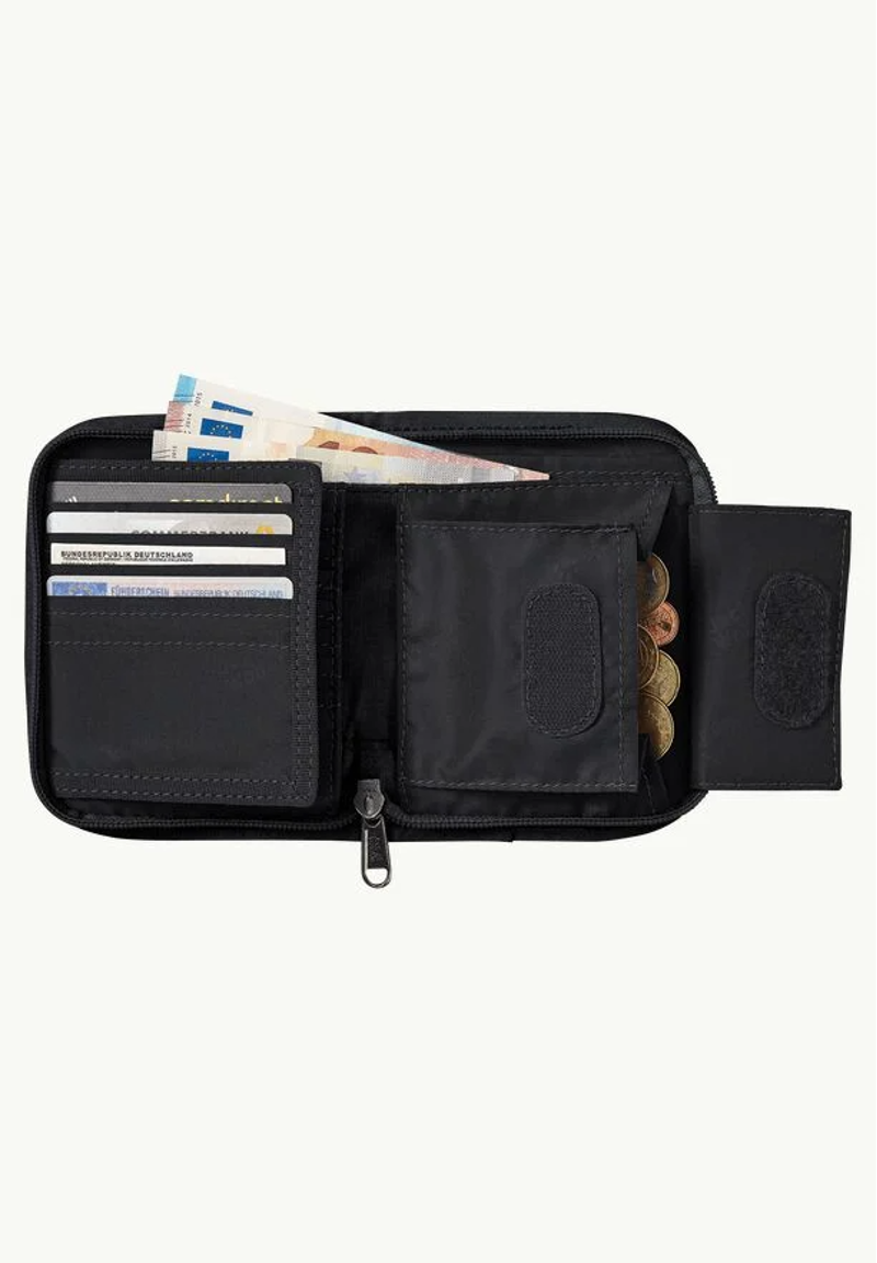 Jack Wolfskin First Class Wallet in Black-1